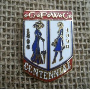 Vintage GFWC Centennial pin 1890-1990